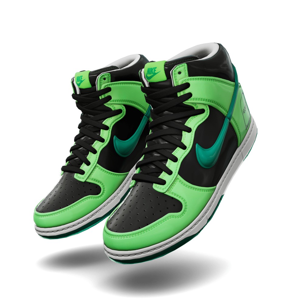 Nike Dunk Hi ‘Halloween Green’