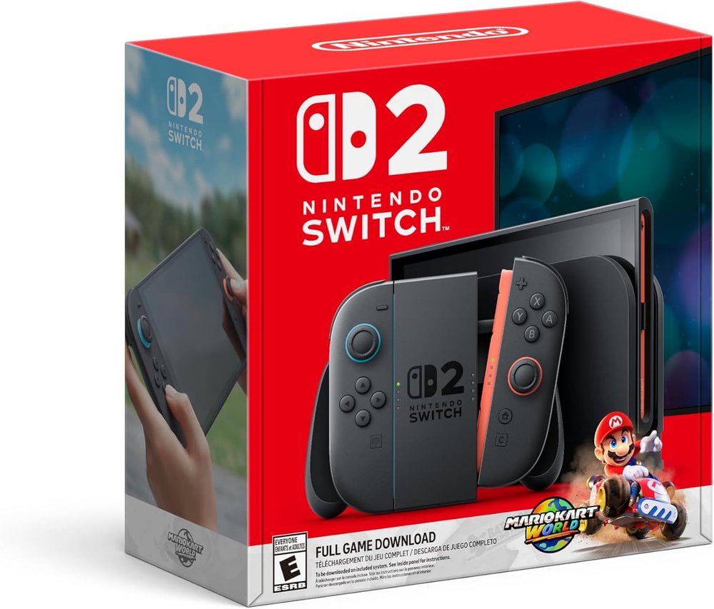 کنسول بازی Nintendo Switch 2 همراه Mario Kart World نسخه بین‌المللی