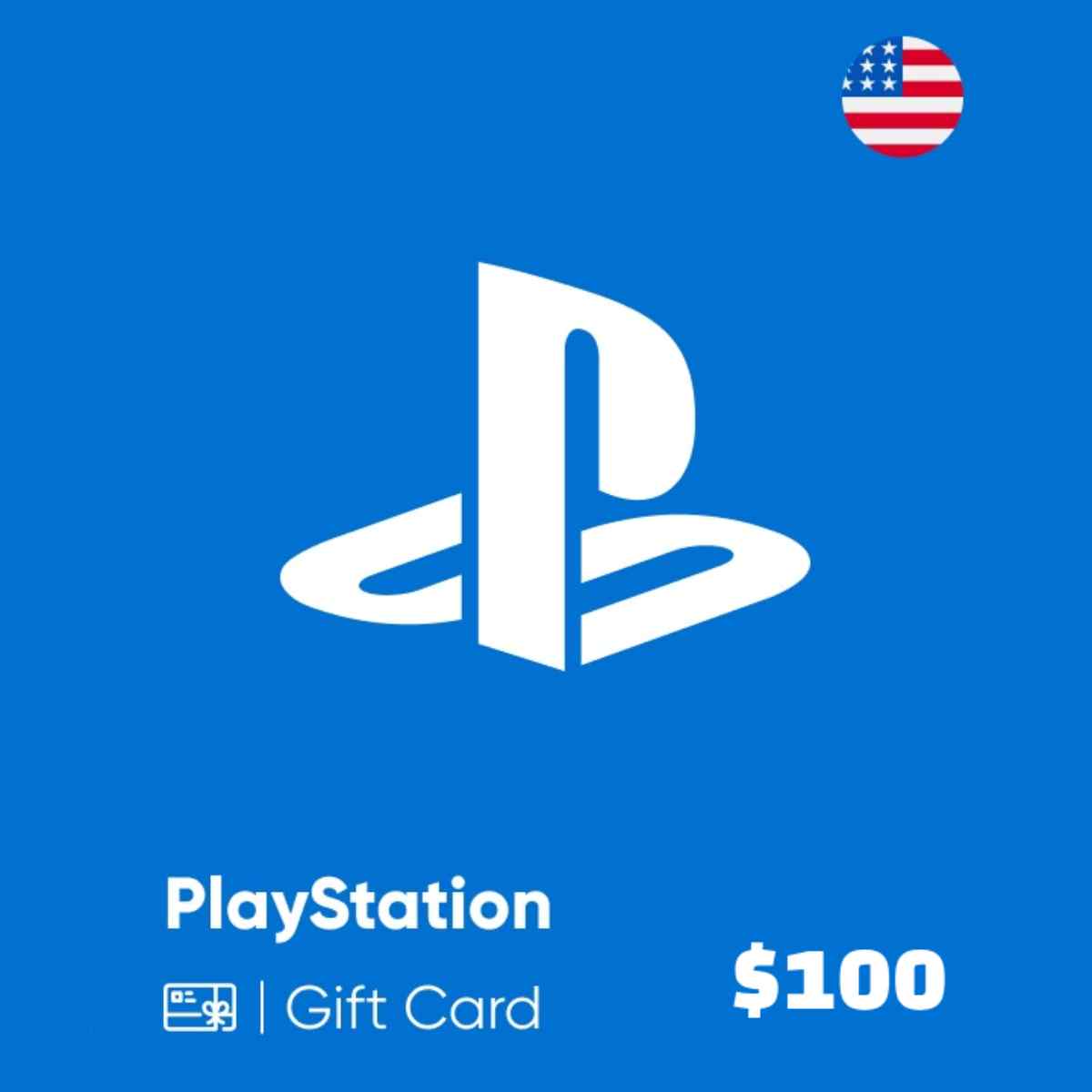 گیفت کارت پلی استیشن آمریکا PSN Gift Card USA $100