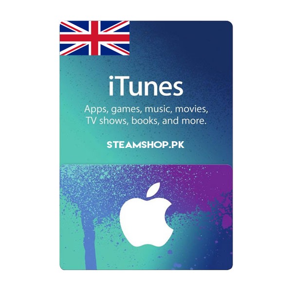 گیفت کارت اپل 20£ انگلیس Apple iTunes Gift Card