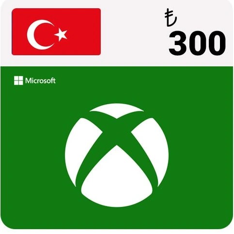 گیفت کارت ایکس باکس (Xbox) ۳۰۰ لیر ترکیه