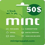 گیفت کارت 50 دلاری مینت Mint