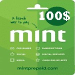 گیفت کارت 100 دلاری مینت Mint