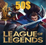 گیفت کارت 50 دلاری League Of Legends