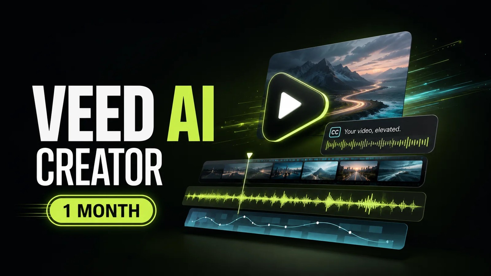 اشتراک یکماهه VEED AI Creator