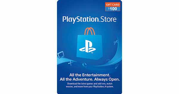 گیفت کارت پلی استیشن 100 دلار آمریکا PSN Giftcard USA 100
