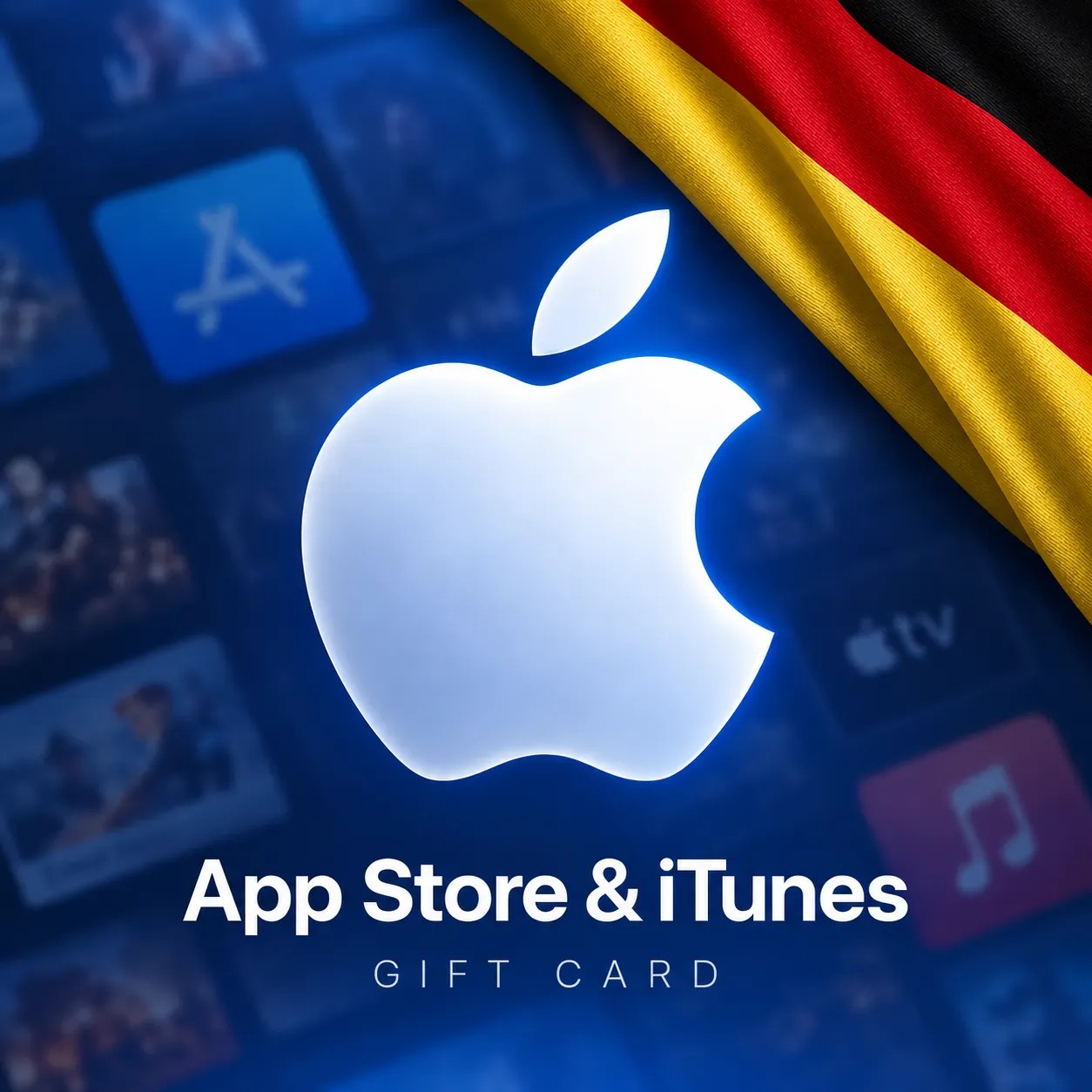 گیفت کارت اپل آیتونز Apple آلمان 100 یورو