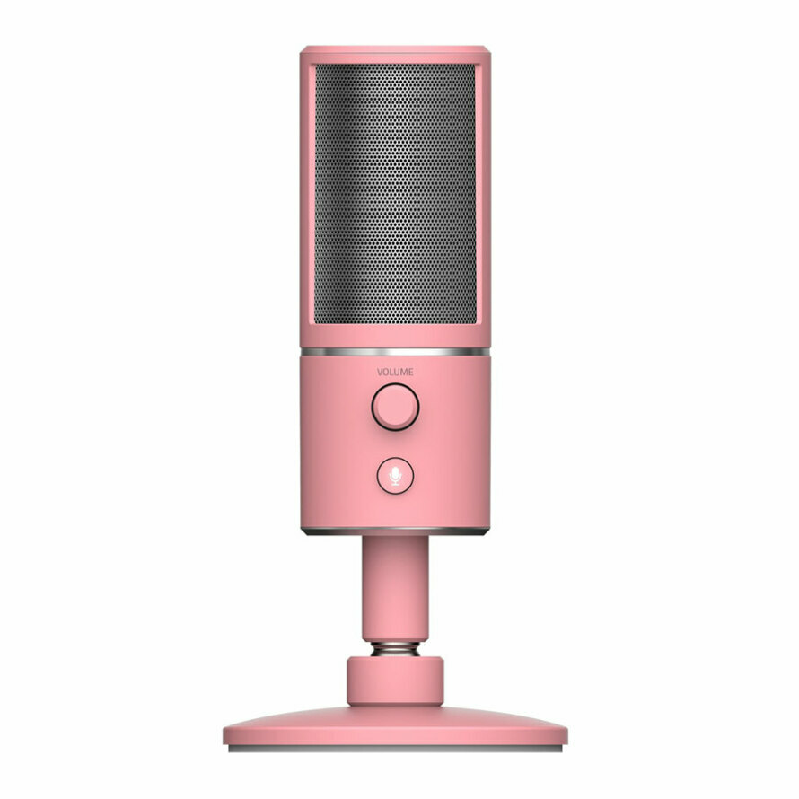 میکروفون گیمینگ ریزر Seiren X Quartz PINK Microphone Razer Seiren X PINK Quartz
