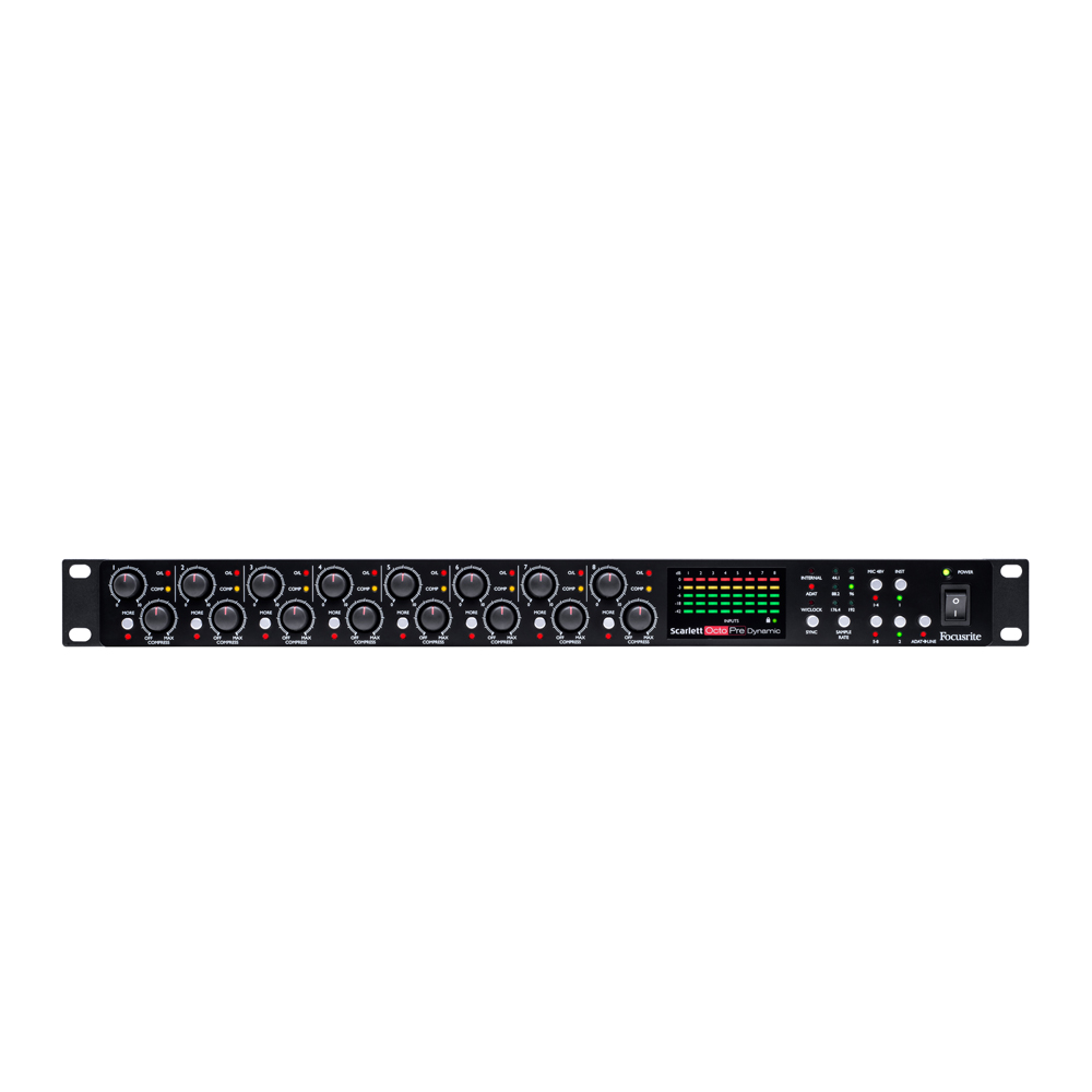 پری امپ رکمونت Focusrite Scarlett OctoPre Dynamic