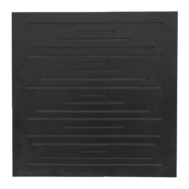Shining Sound Wave Wood Black