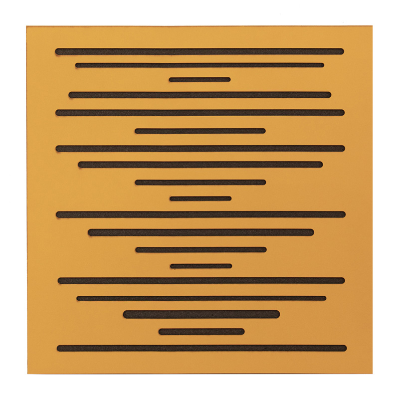 Shining Sound Wave Wood Orange