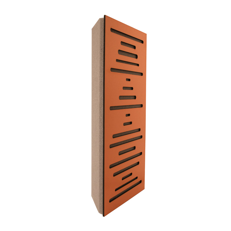 Shining Sound Bass Trap Wood Orange