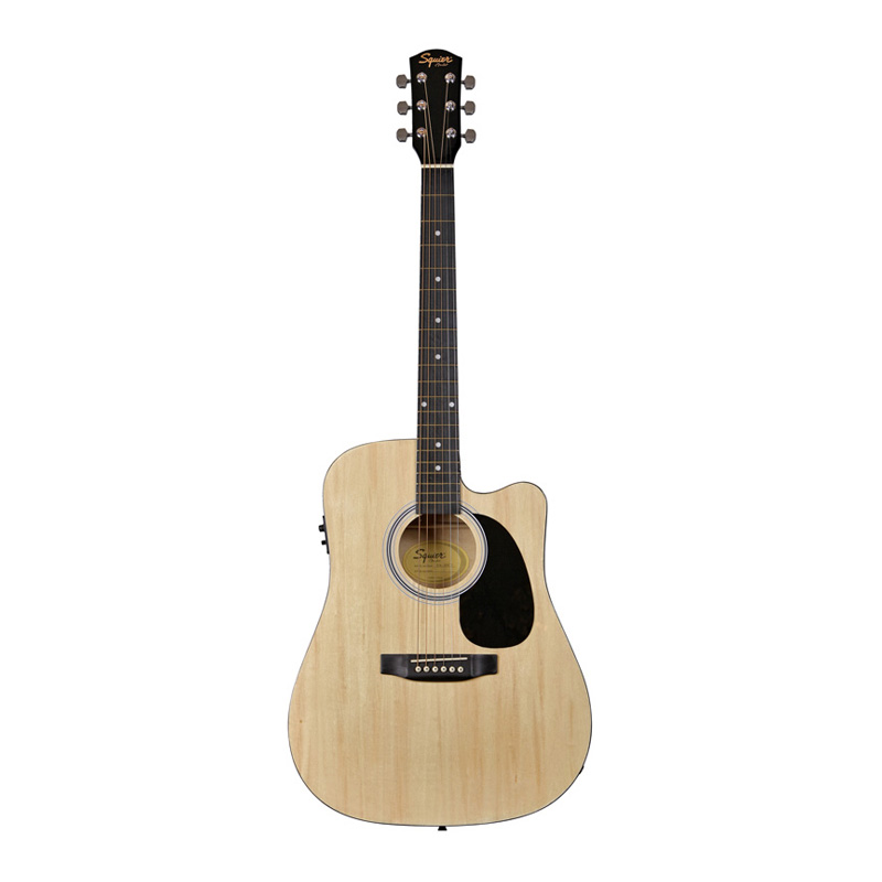 Squier SA 105CE Dreadnought Stained Hardwood NAT