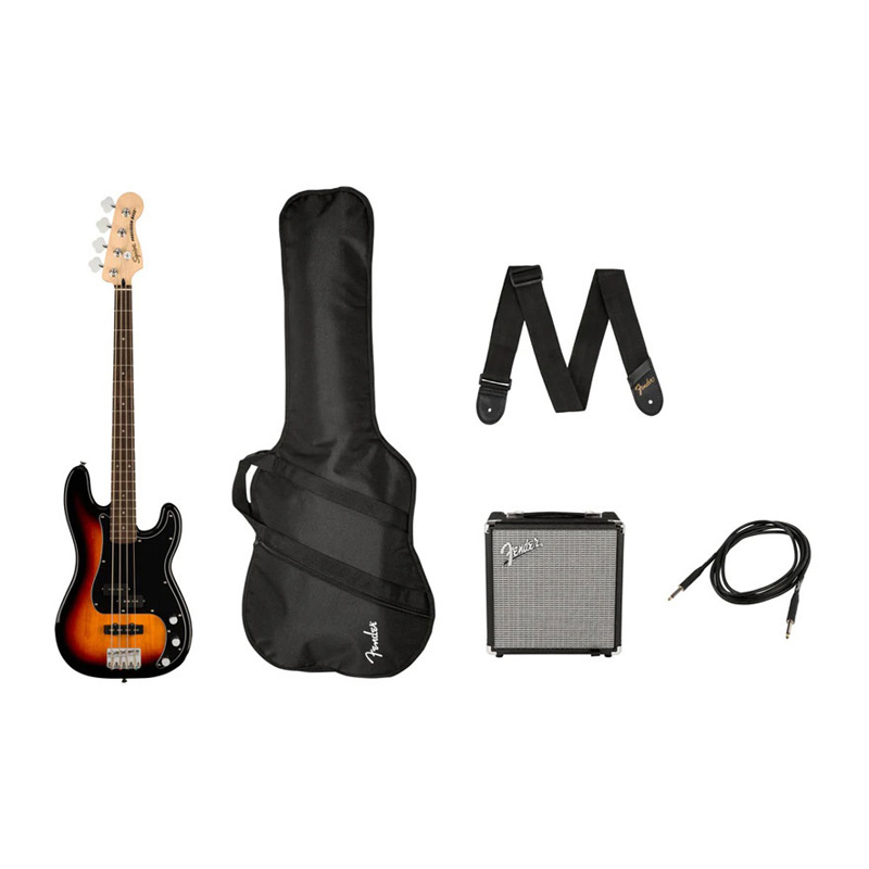 Squier Affinity Precision Bass PJ LRL Pack 3-Color Sunburst