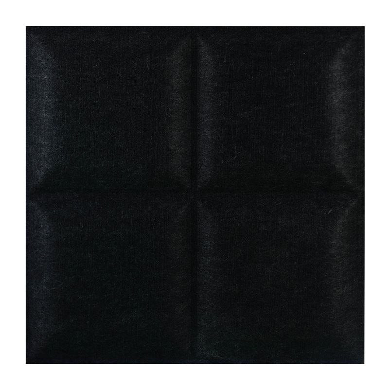 Shining Sound Wool Panel Squares Black