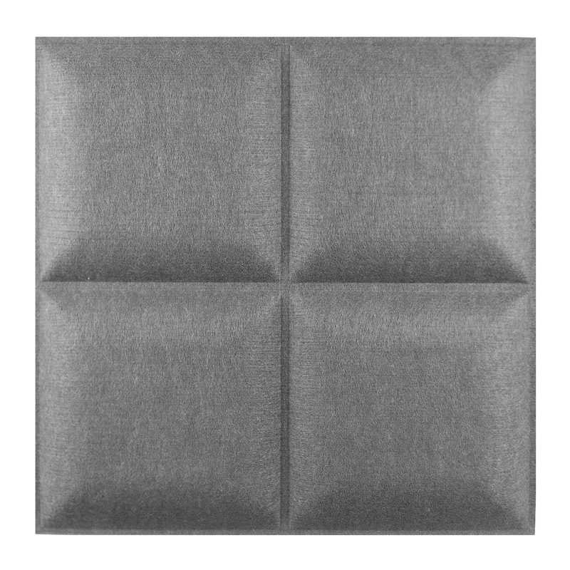 Shining Sound Wool Panel Squares Light Gray