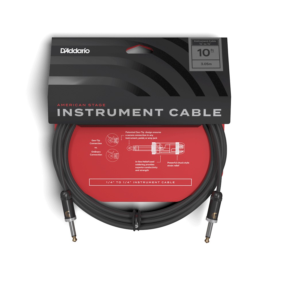 کابل گیتار D’Addario American Stage 3m