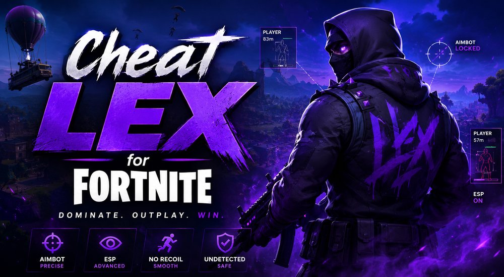 چیت Fortnite V2 | ایم بات، ESP و اسپوفر