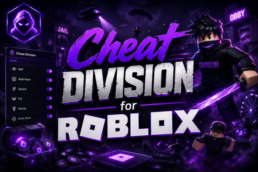 چیت DIVISION برای Roblox | ابزار حرفهای افزایش امکانات بازی