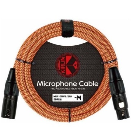 KIRLIN CABLE MWC-270PB/3M (XLR MALE - XLR FEMAIL)