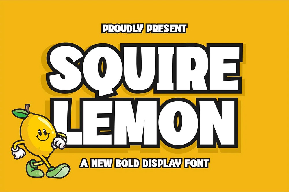 فونت Squire Lemon