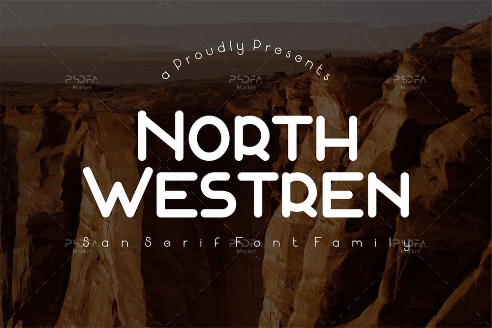 فونت شیک و مدرن North Westren