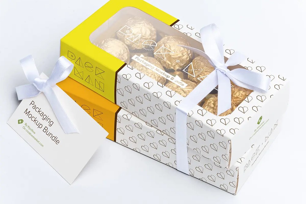 موکاپ جعبه شیرینی
