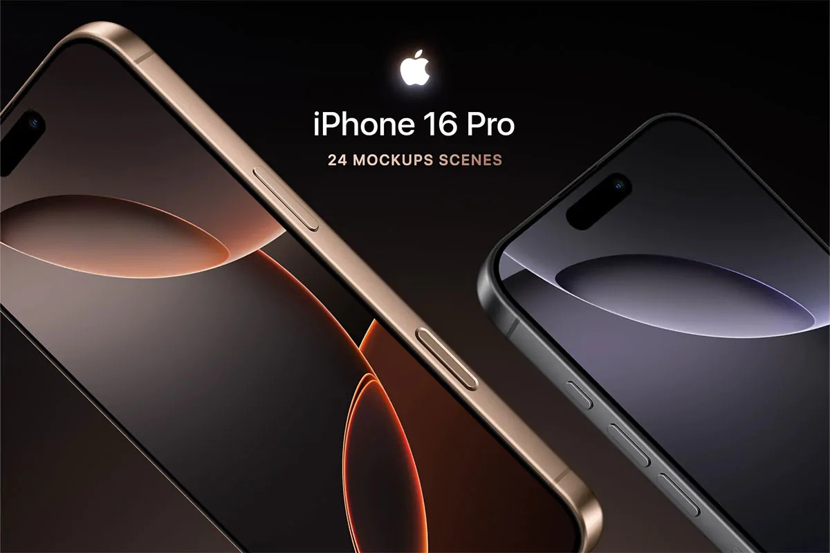 24 موکاپ آیفون 16 پرو