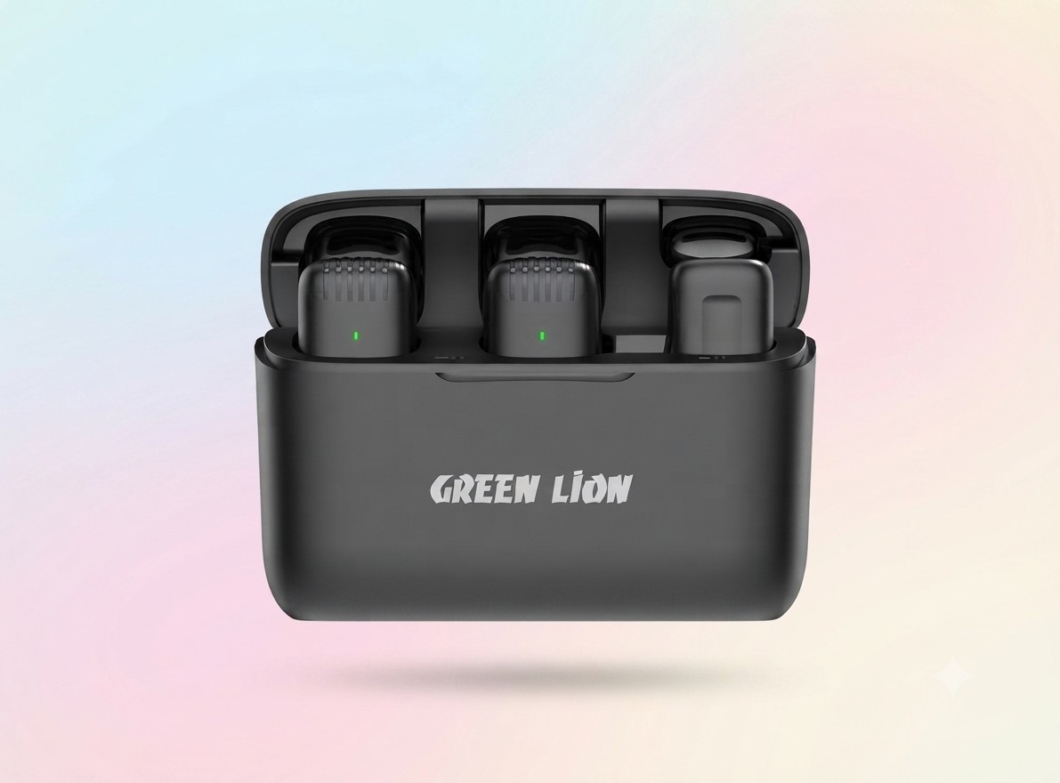 میکروفون Green Lion 2 in 1 Wireless Microphone lightning