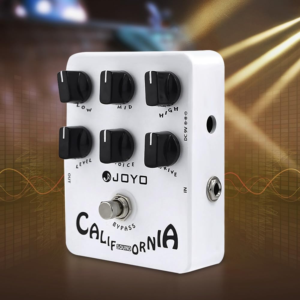 🎸 پدال افکت JOYO California – شبیه‌ساز آمپ کلاسیک با درایو پرقدرت و صدای حرفه‌ای