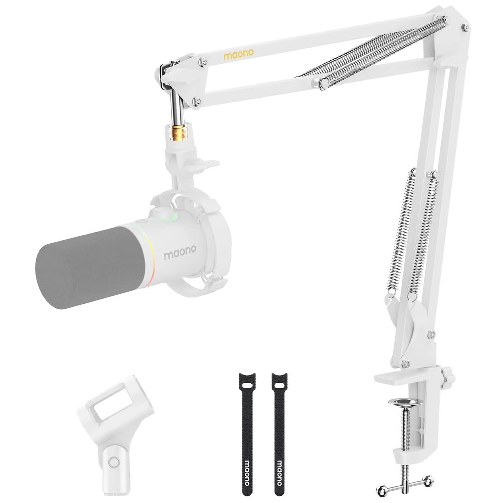 پایه میکروفون بازویی Maono AU-BA20 White