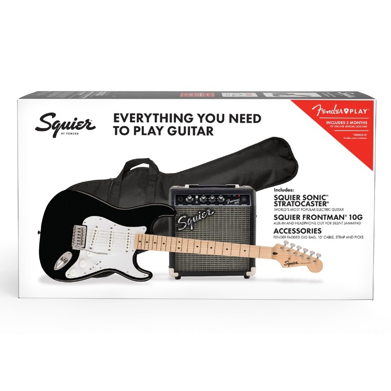 Squier Sonic Stratocaster Pack – Black (اورجینال اندونزی)