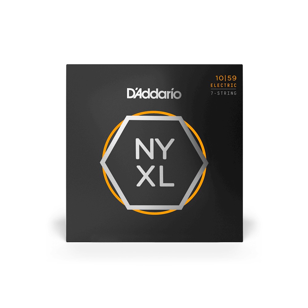 10-59 Daddario NYXL1059 Regular Light 7-String Electric Guitar Strings اصلی