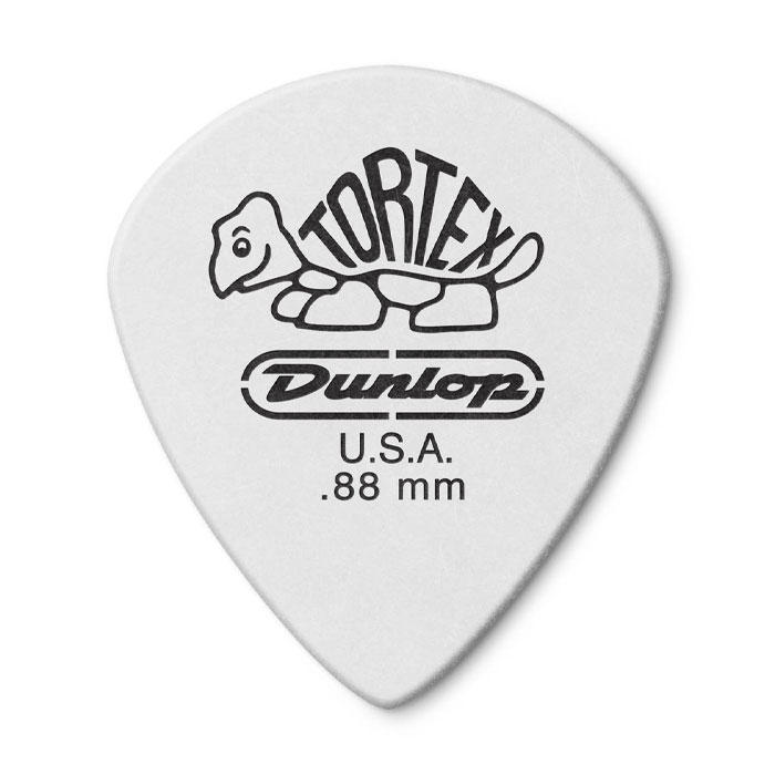 Dunlop TORTEX WHITE JAZZ III PICK .88MM