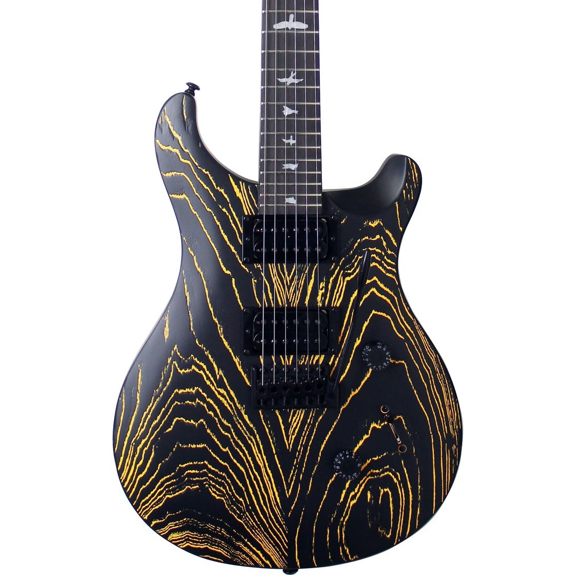 PRS SE Custom 24 Ltd Sand Blasted Swamp Ash Electric Guitar Yellowkorea