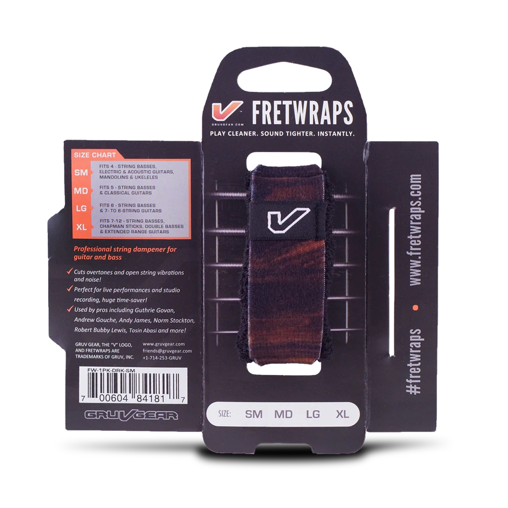 Gruv Gear FretWraps String Muters Walnut
