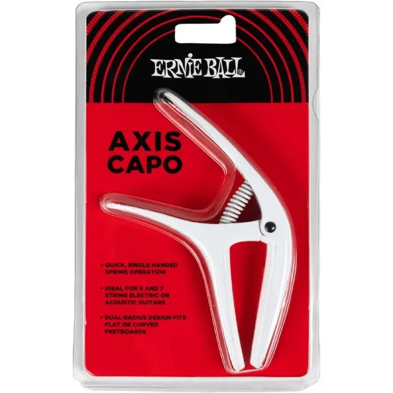 Ernie ball Axis Acoustic Capo – White – 9616