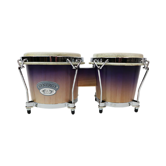Toca Synergy Deluxe Bongos-Purple Fade