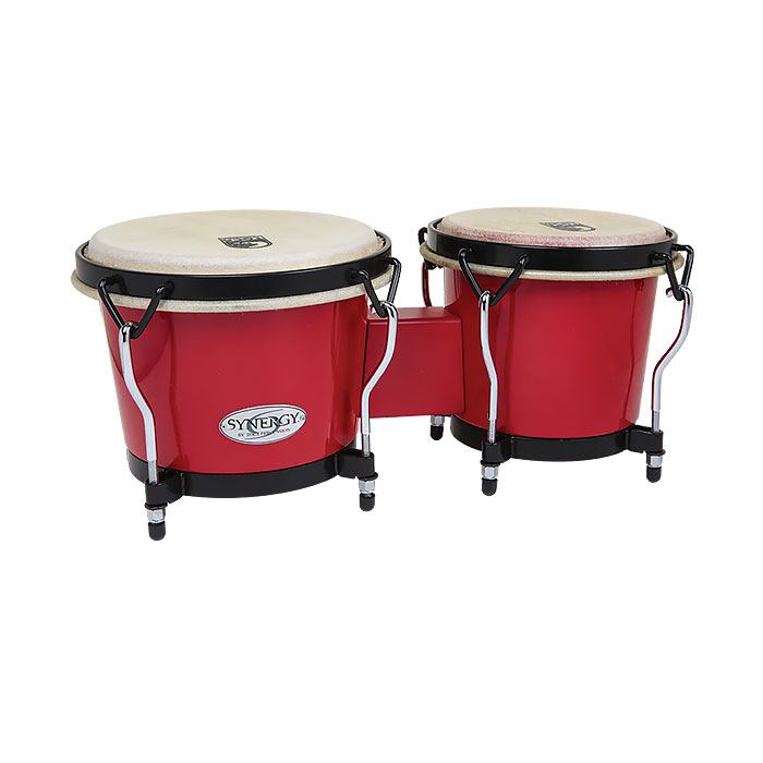 Toca Synergy Synthetic Bongos-Red
