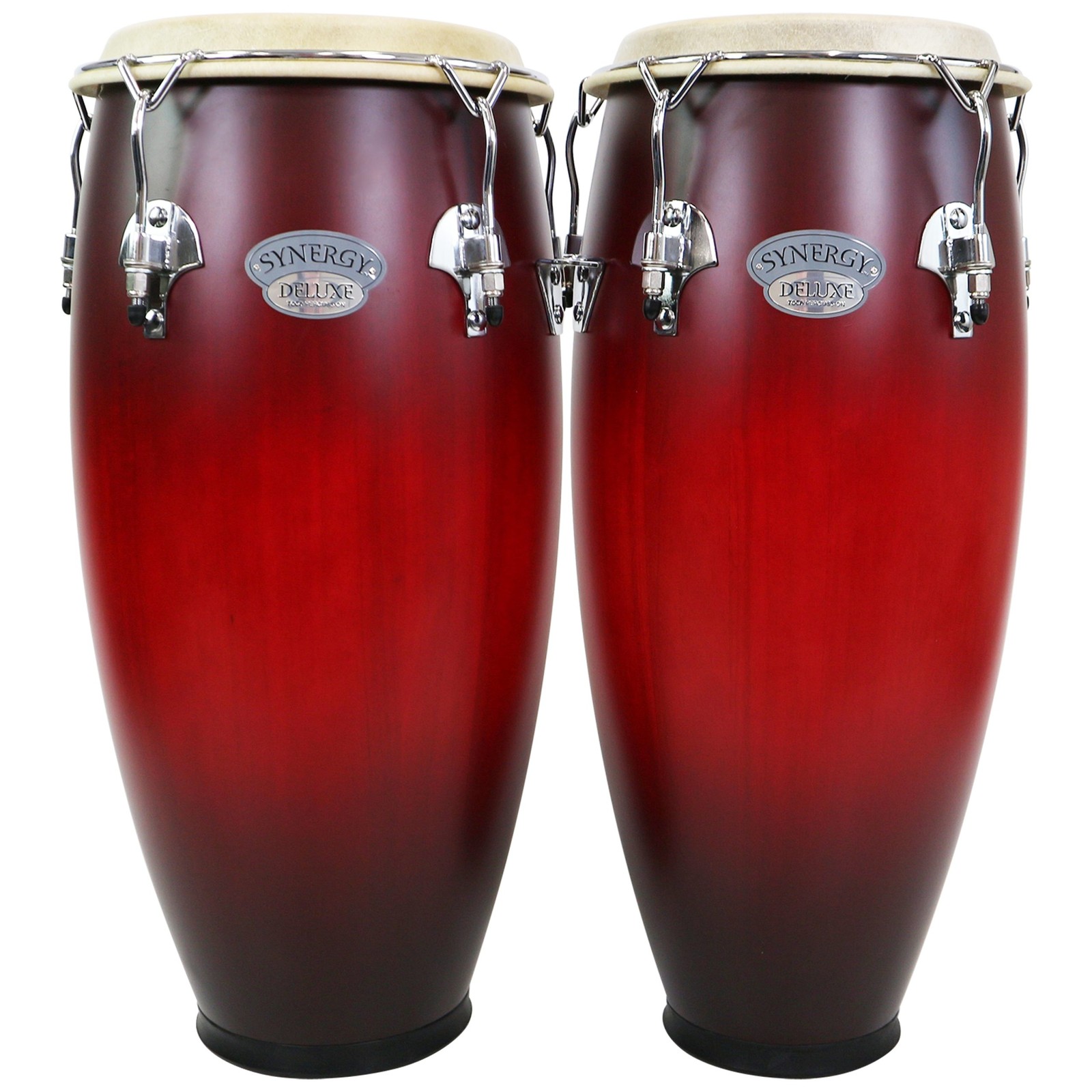 Toca Percussion Synergy Deluxe 10-11 Series Congas Wine Burst