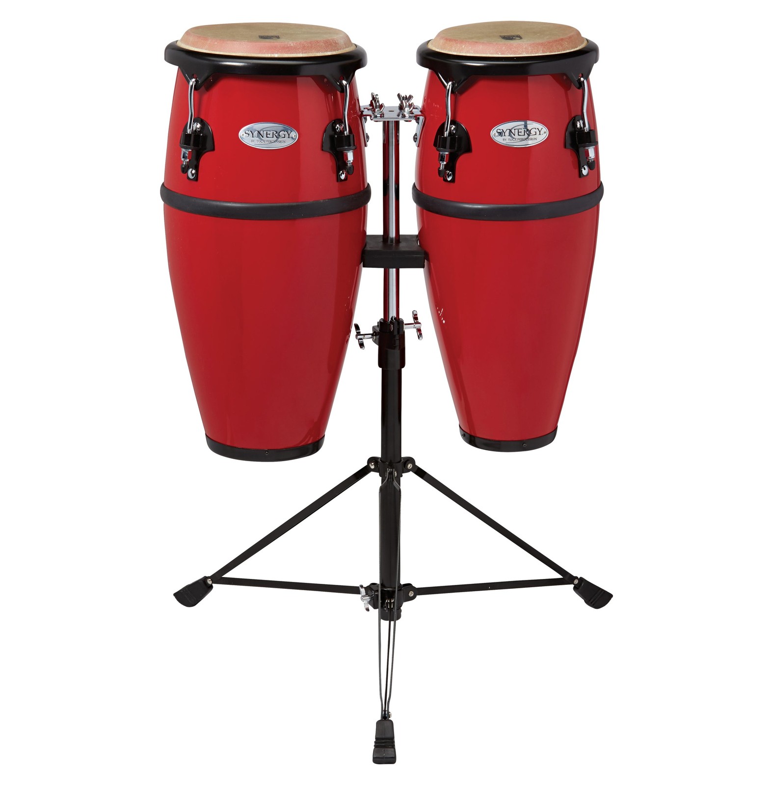 Toca Percussion Synergy Series Fiberglass Congas Red