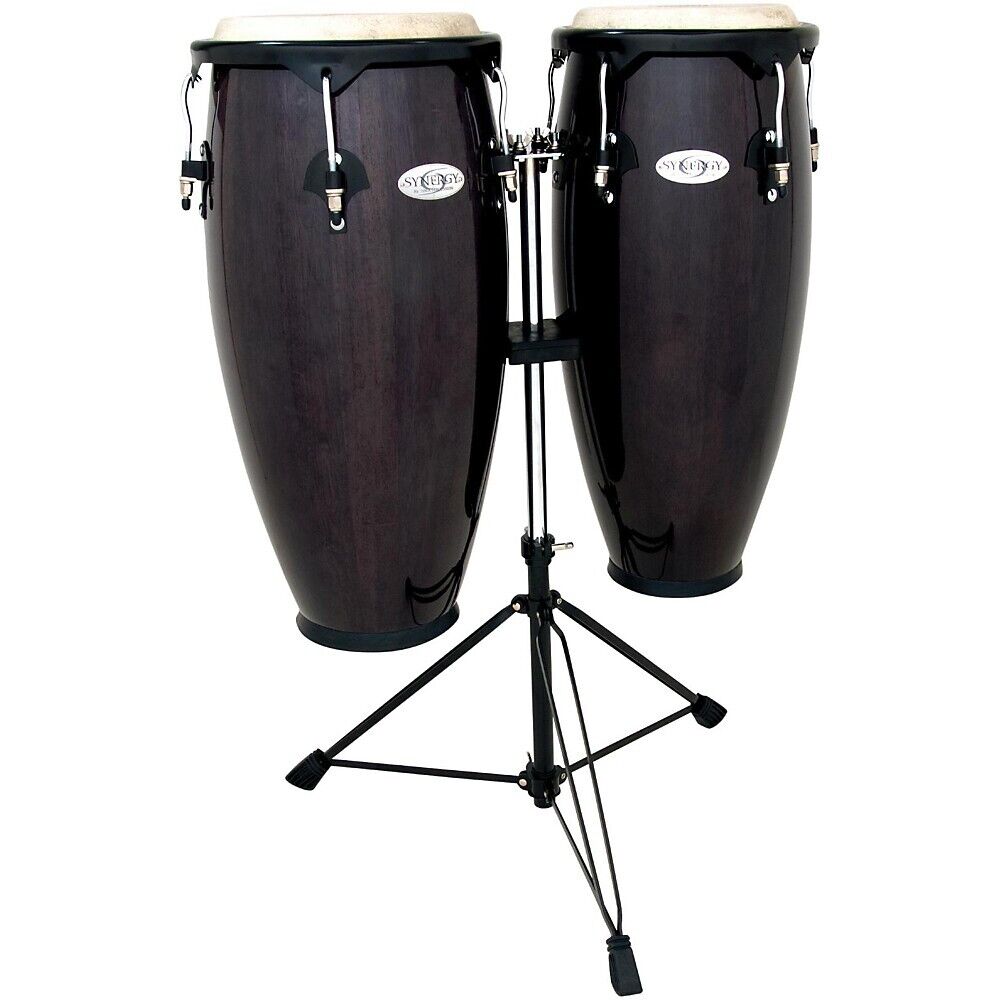 Toca Percussion Synergy Series Congas Transparent Black