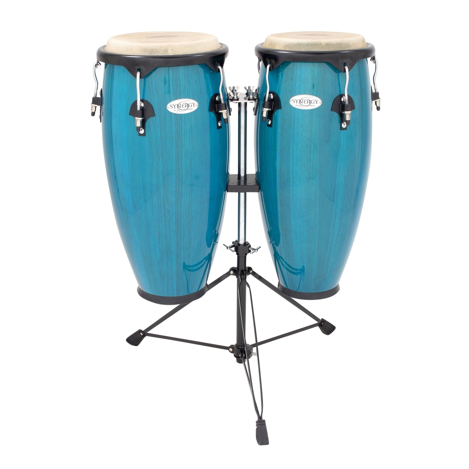 Toca Percussion Synergy Series Congas Bahama Blue