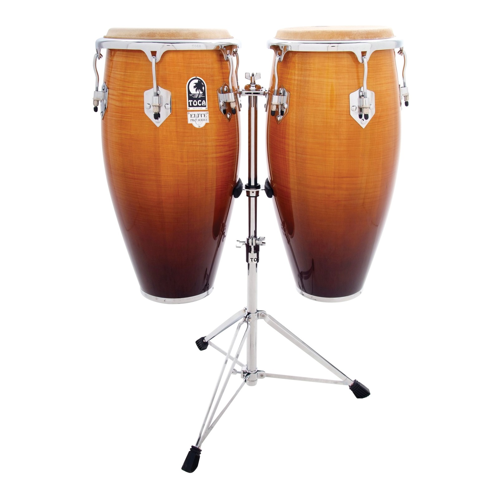 Toca Percussion Elite Pro 11-11-3/4 Series Congas Natural Maple Fade