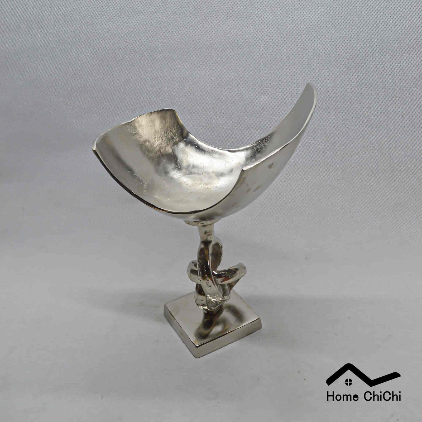 کشکول کوچک پیچ نقره ای