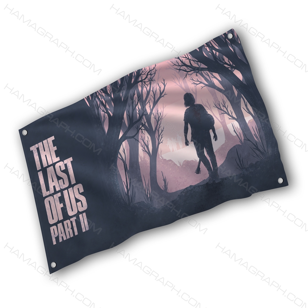 پرچم دیواری طرح the last of us