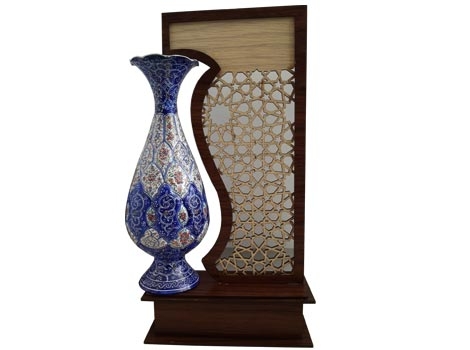 تندیس گلدان میناکاری