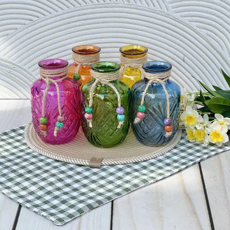 گلدان شیشه ای نگین
