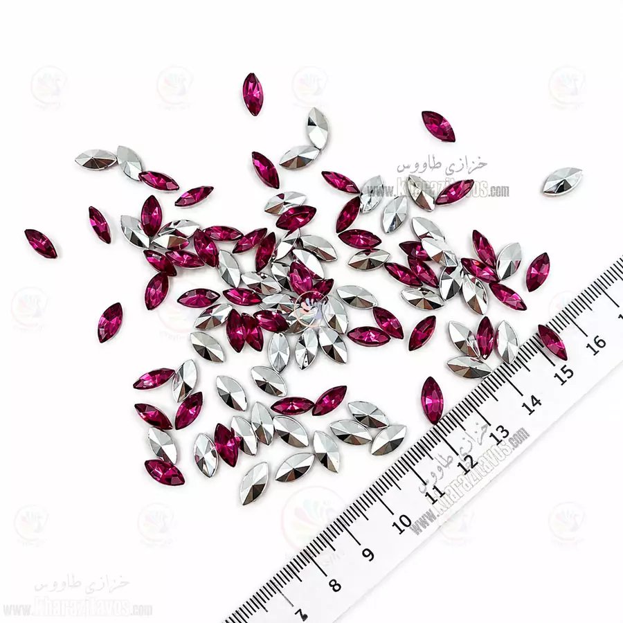 مارکیز پلاستیکی 5 در 10 ( ارغوانی ) بسته 100 عددی