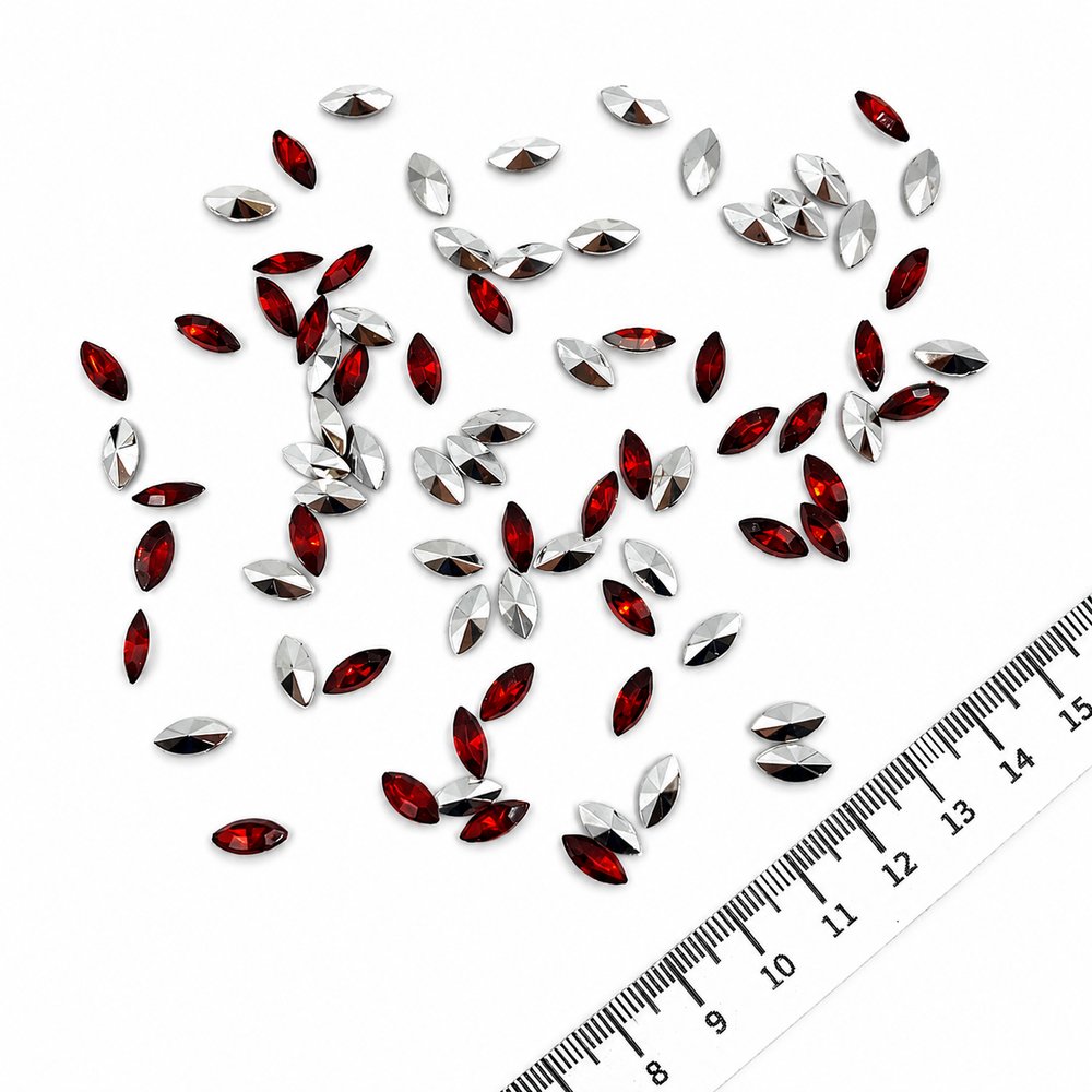 مارکیز پلاستیکی 5 در 10 ( زرشکی ) بسته 100 عددی